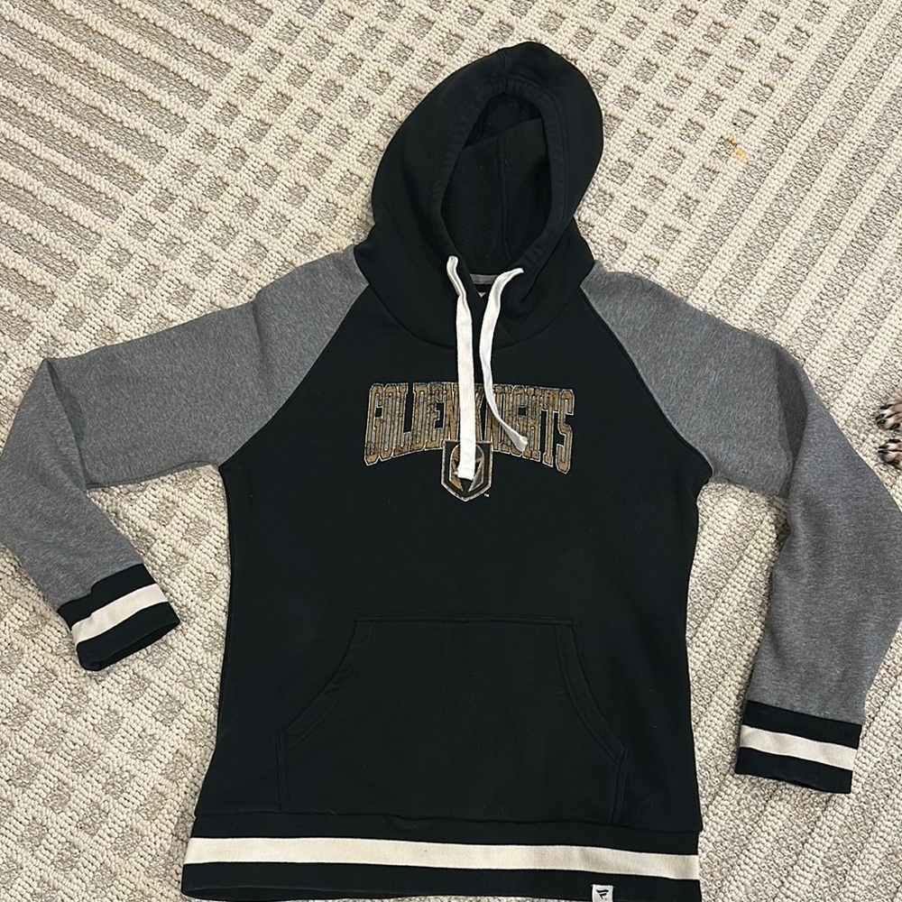 Fanatics Black and Gray Women's Hoodie